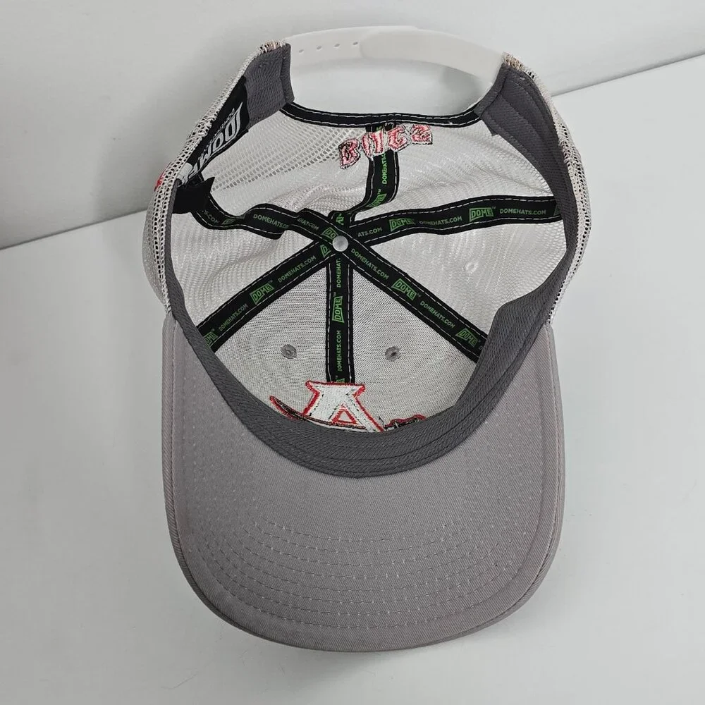 Allatoona Bucaneers Football‎ Hat Cap High School Apparel Mesh Gray Adjustable